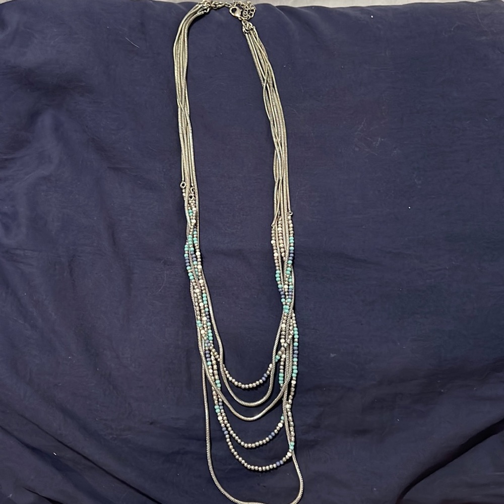 Long layered necklace